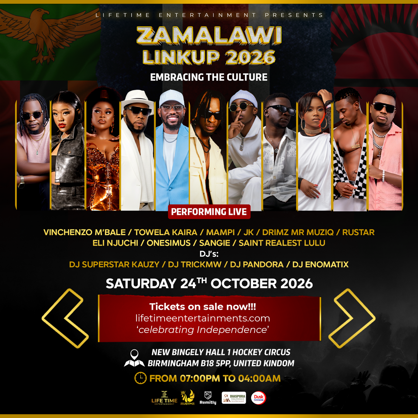 ZAMALAWI LINKUP 2026 - Tickets